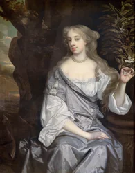Portrett av en dame, sies å være Nell Gwynne (1650-87)